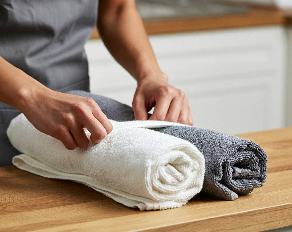 How to fold a towel