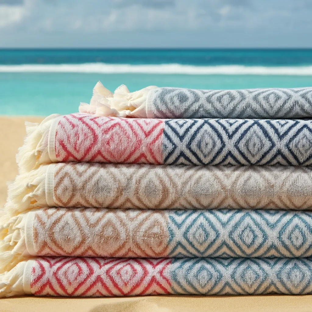 LANE LINEN Beach Towels 6 Pack, Oversized Beach Towel