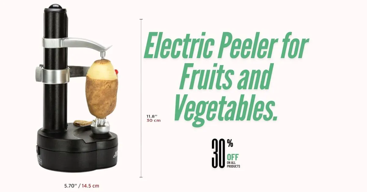 Electric Peeler for Fruits and Vegetables.