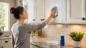 How to Clean Kitchen Cabinets with Dawn Dish Soap